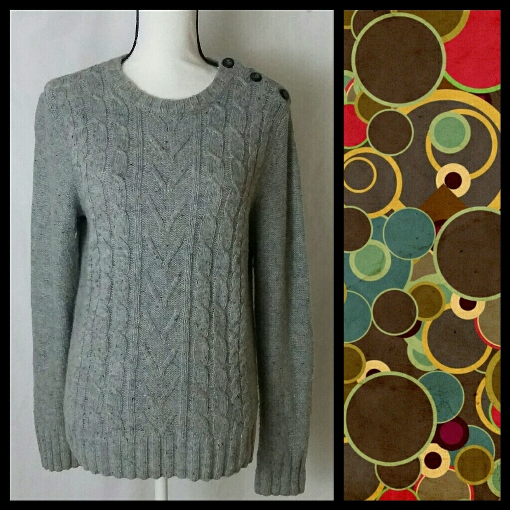 Button Accent Sweater